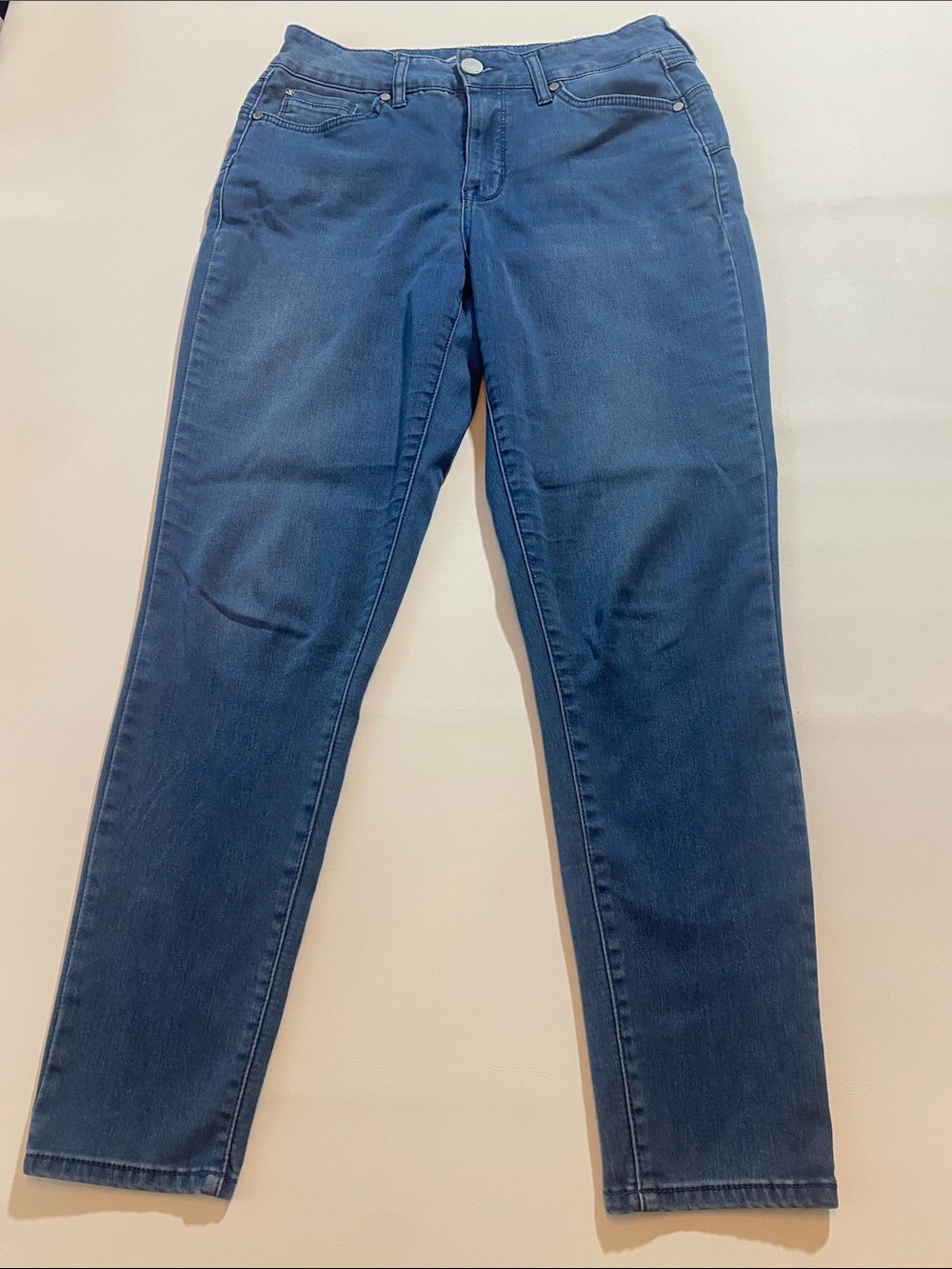Seven7 Classic Indigo Straight-Leg Jeans Booty Shaper